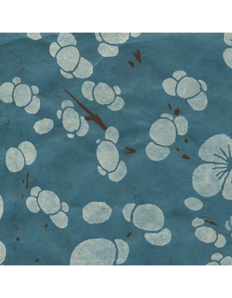 Lokta paper with japanese floral print