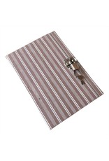 Diary with stripes print