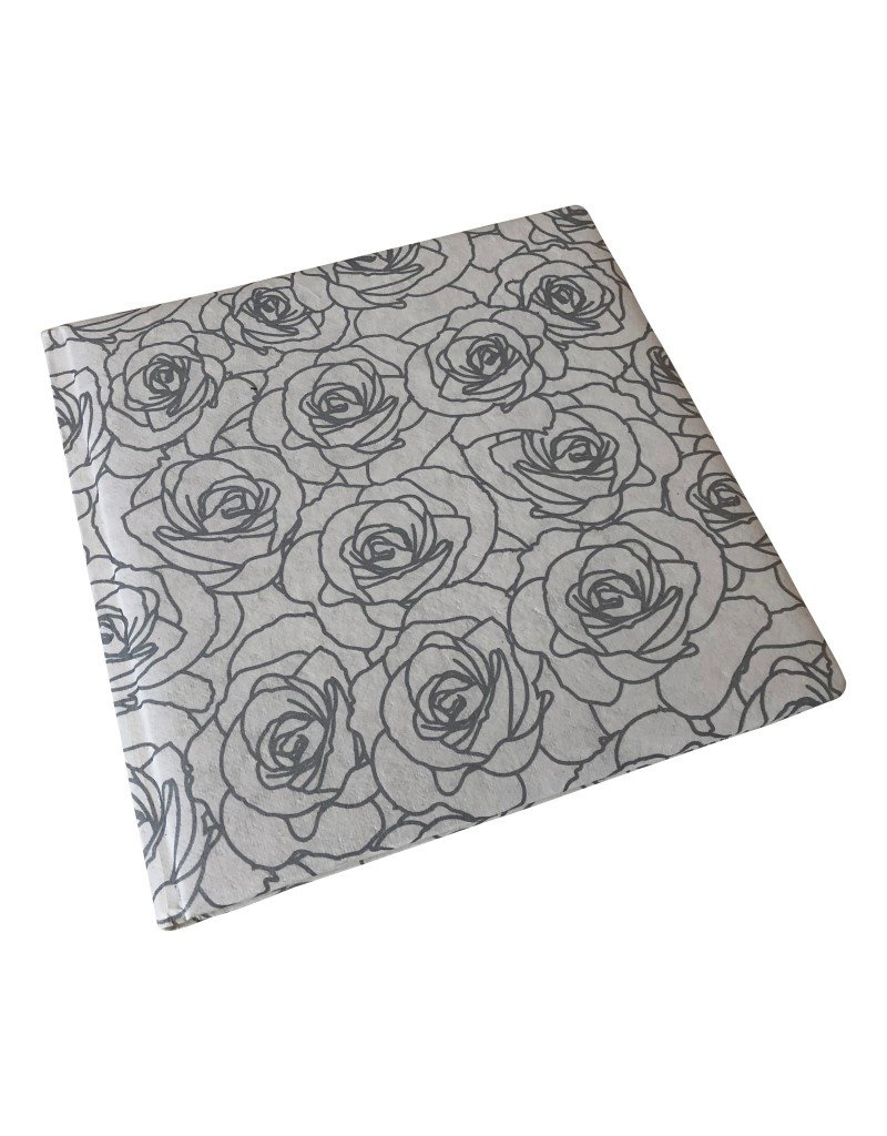 Guestbook Silver Rose print