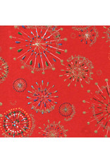 Japanese paper with fireworks