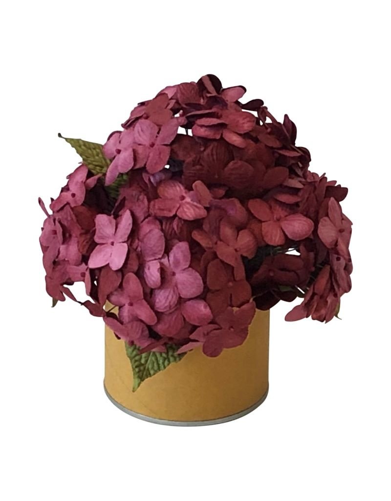 Handmade flowers in a flowerpot