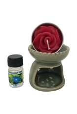 TH405 - Brander met olie en waxine lichtje 5cm