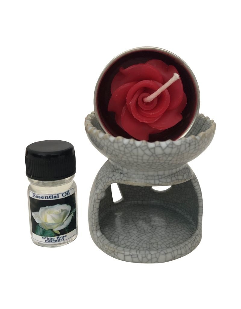 TH405 - Brander met olie en waxine lichtje 5cm