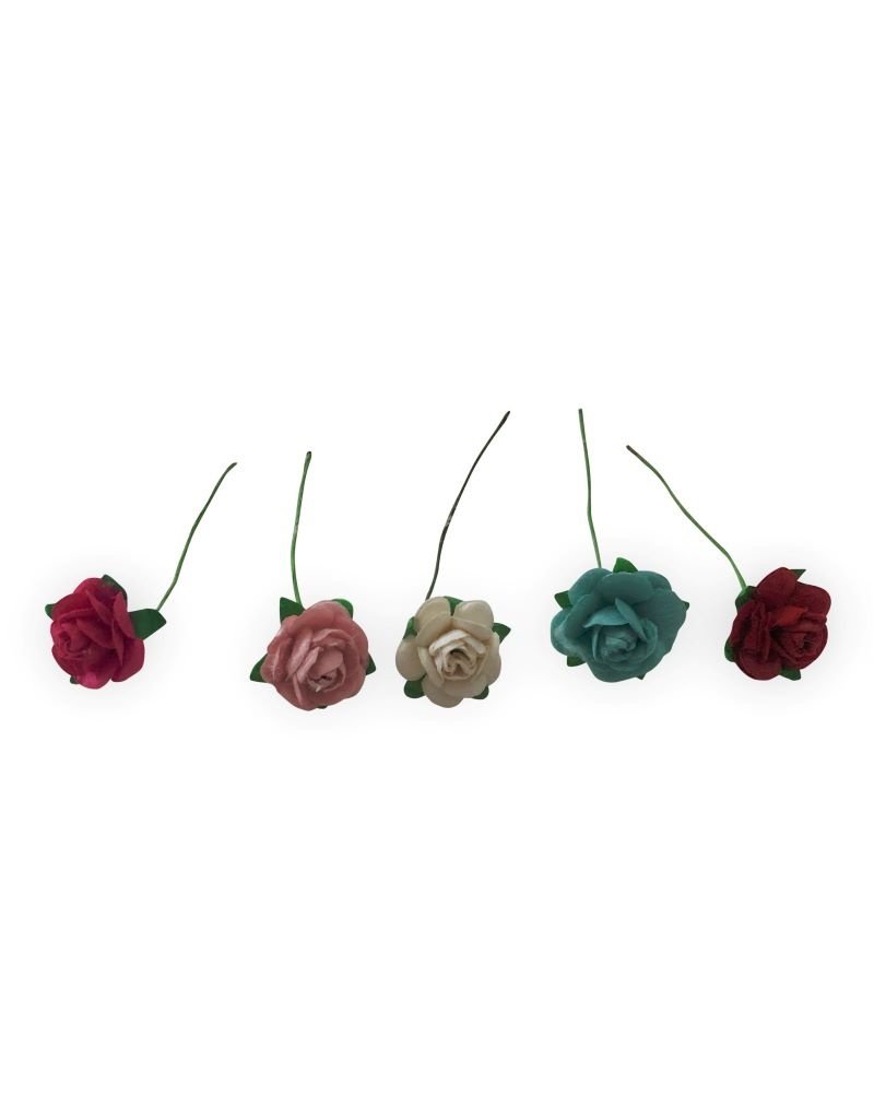 Set 100 fleurs de papier de mûrier S