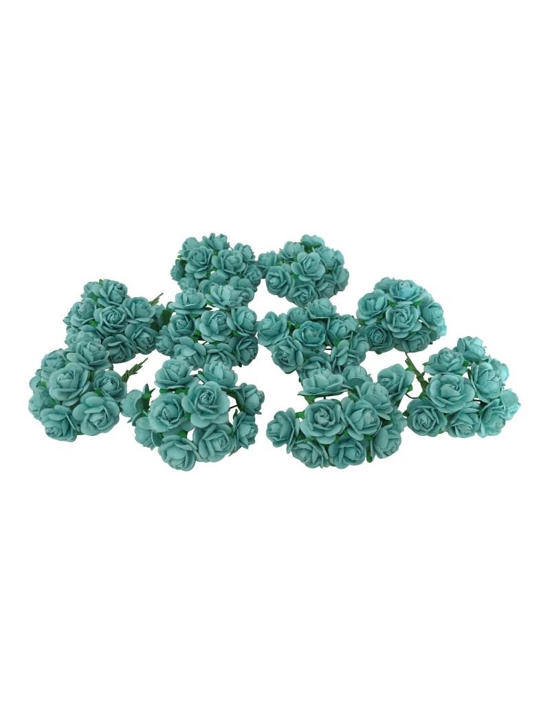 Set 100 Blumen aus MaulbeerpapierM