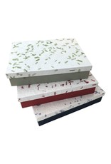 Memorybox mulberrypapier/  tamarinde blad