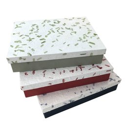 TH391 Storage box mulberry paper/ tamarind leaf