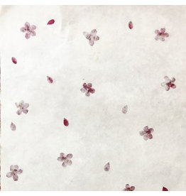 PN270 Gampi paper with trivia flowers