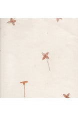 Gampi paper with santan flowers, 90 grs