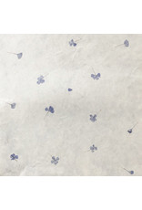 Papier gampi avec myosotis, 120 grs