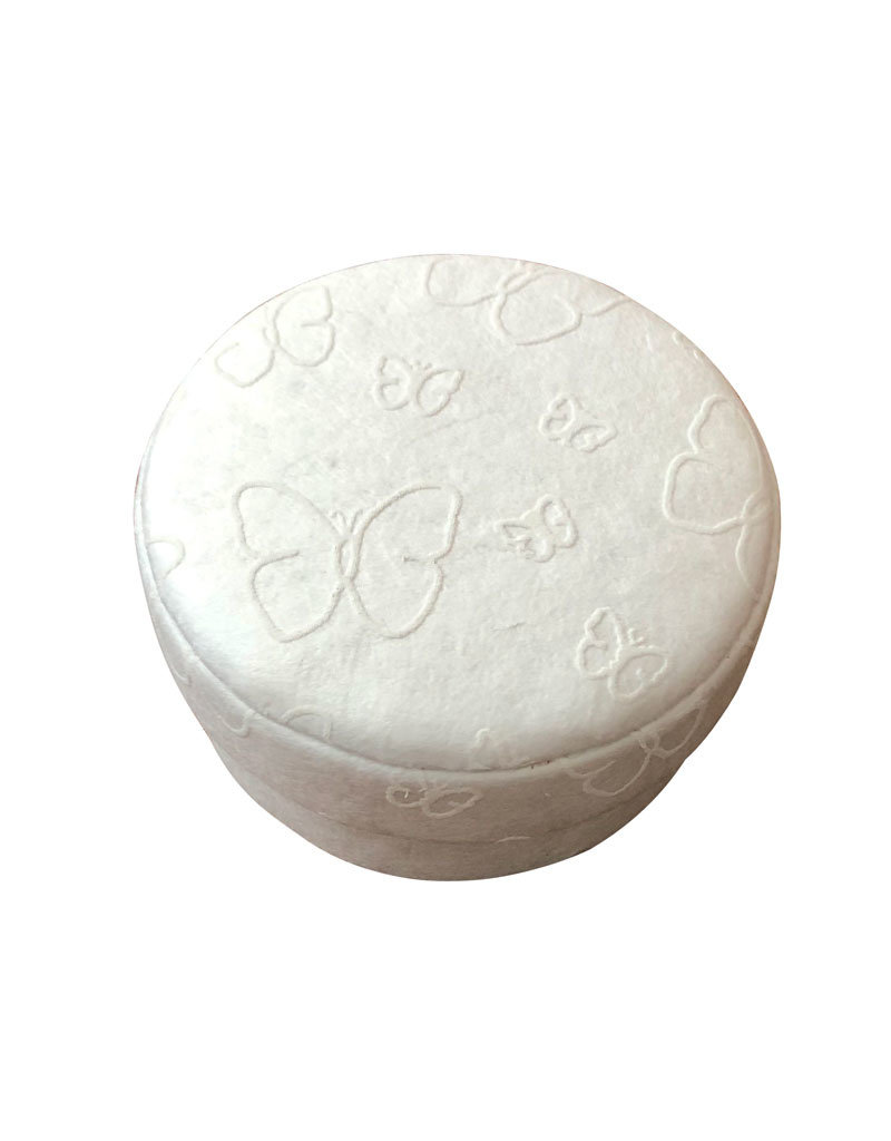 TH264 - Round box with butterflies