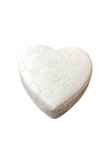 TH442 - Heart-shaped box with butterflies