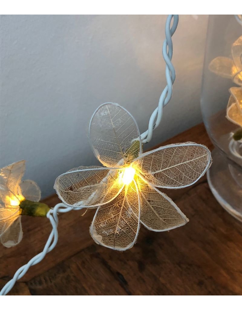 . TH068 - String light skeleton leaves