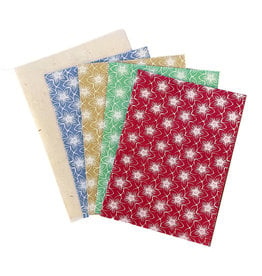 NE506 Set of 4 cards/flowerprint