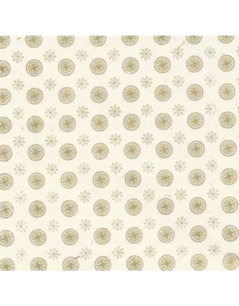 Papier lokta petites fleurs /cercle