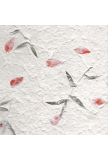 TH890 - Maulbeer-Papier mit Ringelblumen