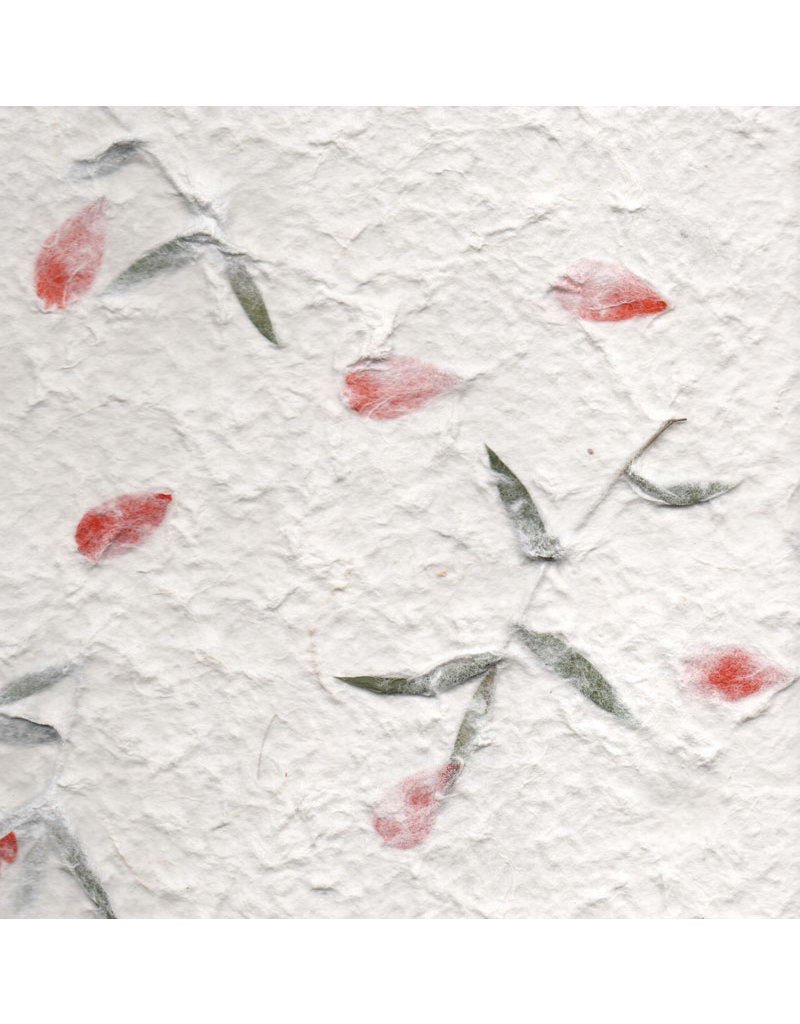 TH890 - Maulbeer-Papier mit Ringelblumen