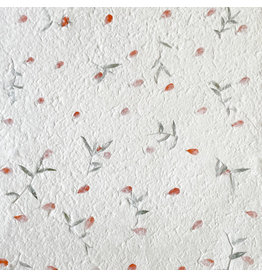 TH890 - Mulberry paper with marigolds