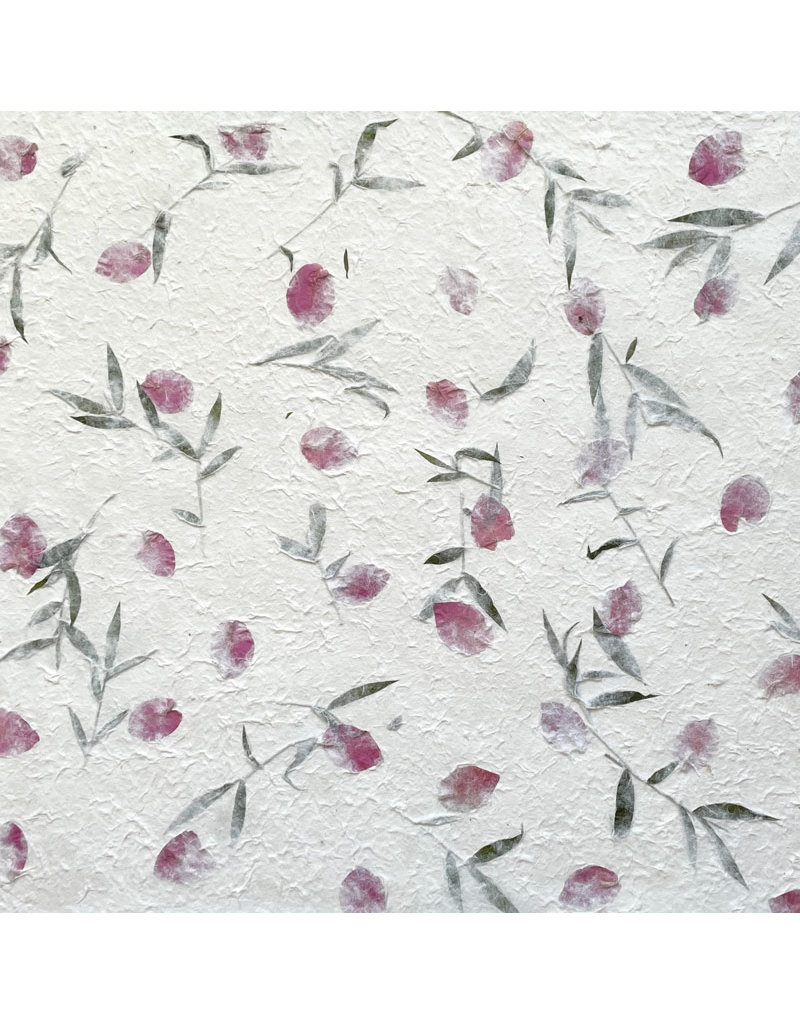 Mulberrypaper with bougainville