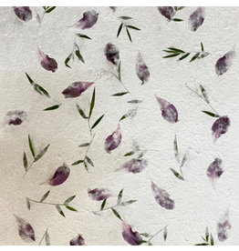 TH896 - Maulbeer-Papier mit Chong co Blumen