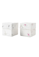 . Eco urn bekleed met natuurpapier met bougainvillea