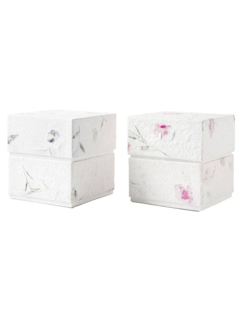. TD407  - Eco urn kubus 19,3x18,5cm