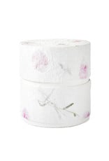 . Eco urn  bekleed met natuurpapier met bloemen