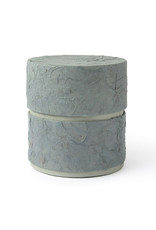 . Eco urn covered with natural paper