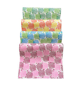 NE006 - Papier lokta avec impression hortensia