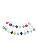 Set 50 keyrings mini-notebook