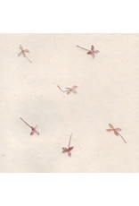 Papier de Gampi avec fleurs, 90 grs.