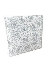 Guestbook Silver Rose print