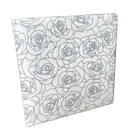 TH599 Guestbook Silver Rose
