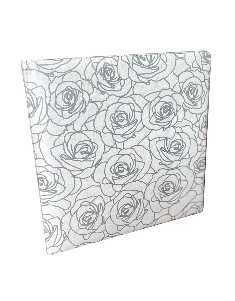 Guestbook Silver Rose print