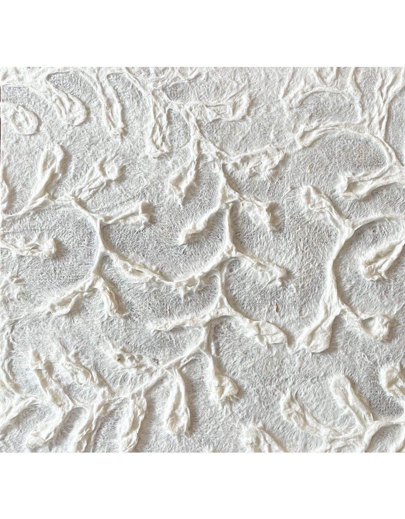 mulberry papier met varenpatroon in reliëf