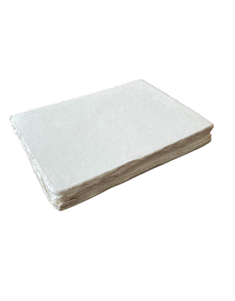 Ensemble de 25 cartes papier de coton avec deckle, 200 grammes