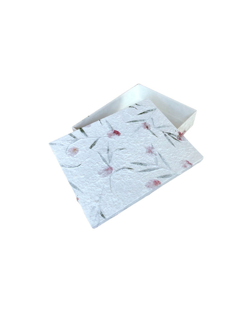 TH285 - Aufbewahrungsdose mit Blumen-/Blattmotiv