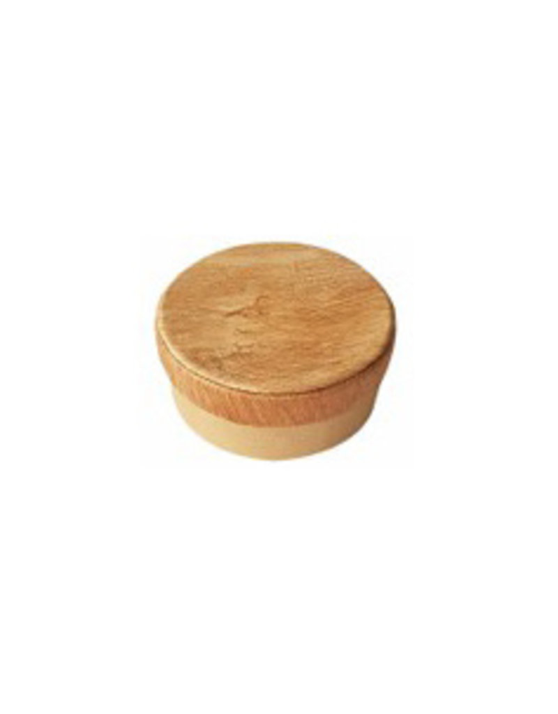 Boîte ronde avec écorce d'arbre