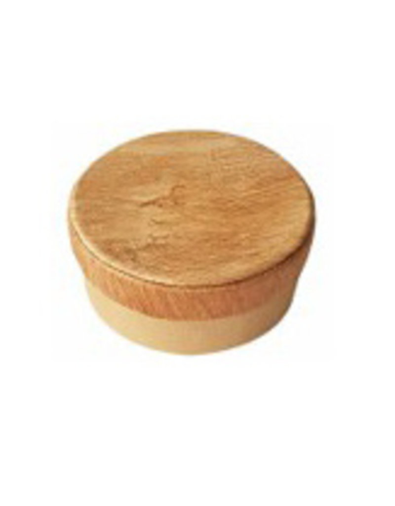 Round box with bark