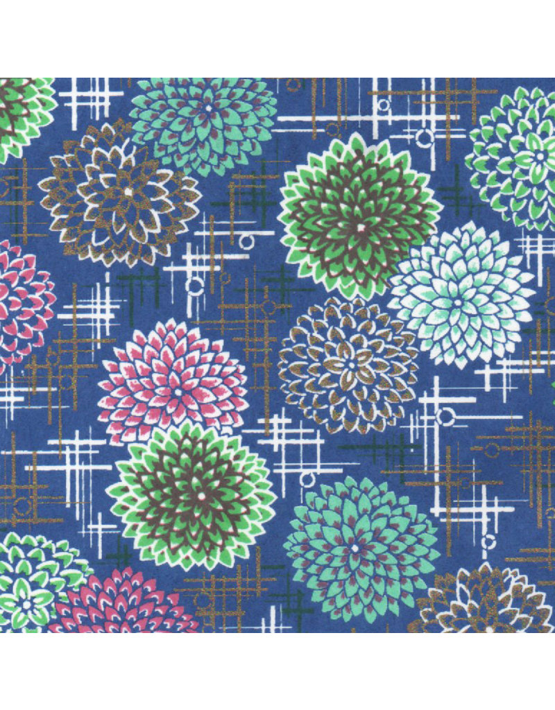 Japans papier met siervuurwerkprint