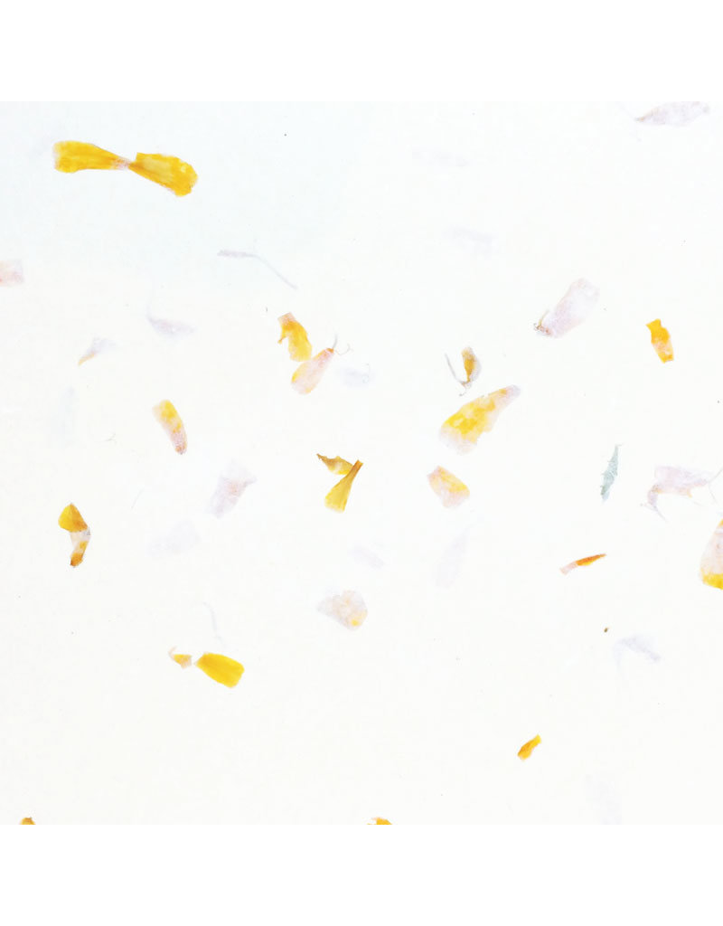 Satz von 25 Blatt Baumwollpapier mit Blumen