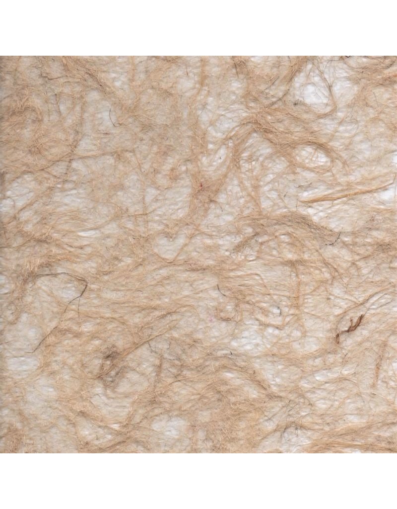 Mulberry paper with banana fibres, thin