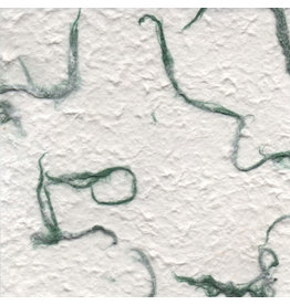 TH807 - Mulberry papier met groene vezels
