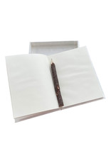 Notebook mulberrypaper, box and pencil