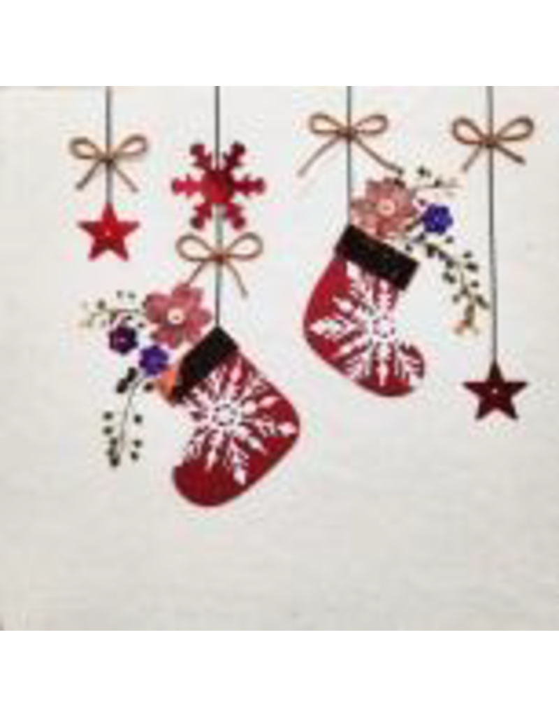 . Ensemble de 6 cartes/enveloppes avec un motif de Noël