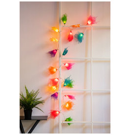 . TH389 string light bodhi leaves