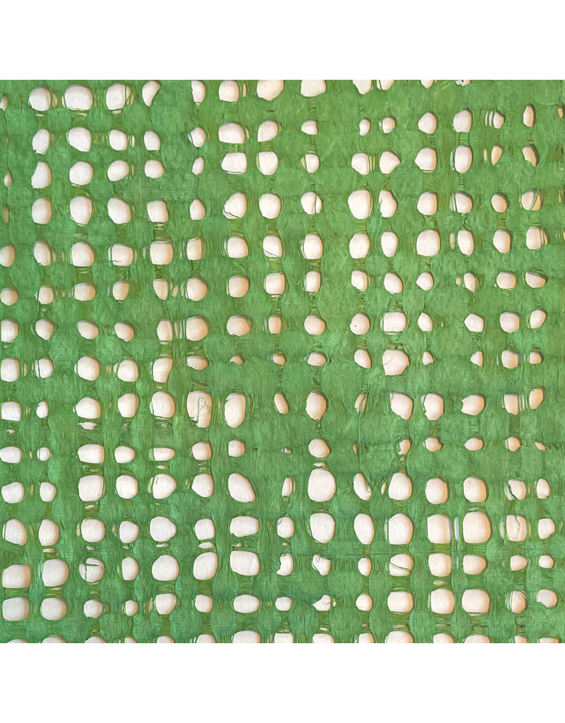 Amate papier met geweven kant