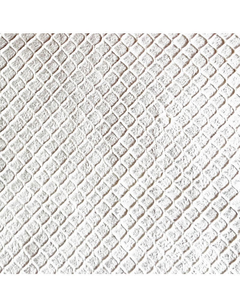 Mulberry paper with embossed honeycombs