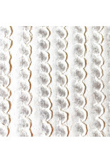 Papier mûrier avec des demi-cercles gaufrés