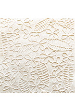 Maulbeerpapier mit geprägtem Blumen/Blatt-Muster